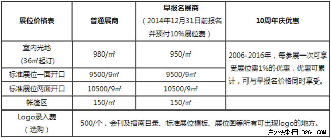 2015(第十届)亚洲户外用品展开始报名(图1) 2015(第十届)亚洲户外用品展开始报名(图1)