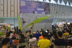 2015亚洲户外展攀石公开赛精彩纷呈