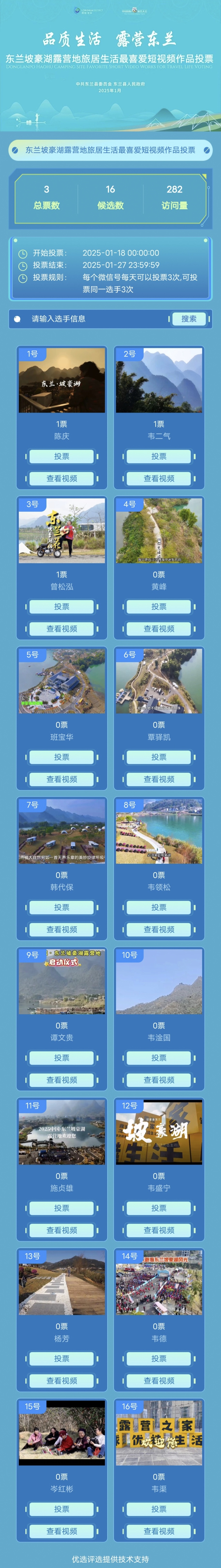 中国·东兰坡豪湖国家湿地公园景区露营地旅居生活短视频作品投票（阅读全文/遇见惊喜）(图3)